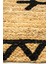 Bolero X-11 Siyah Renkli Jüt Halı El Dokuma Natural Hasır Halı El Örgü Jüt Kilim 120X180 5