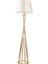 Retro Lambader Köşe Lambası Mat Gold Krem Başlık 45CM Başlık 1