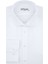 GM2024700291 Klasik Yaka Slim Fit Armürlü Beyaz Erkek Gömlek 1
