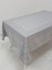 Ezgi Lüx Jakar Polycotton Kumaş Gri Masa Örtüsü Dikdörtgen 160x220 cm - 1065 1