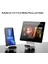 M111 15 W Masaüstü Dikey Hoparlör Kablosuz Şarj Standı 4.5-11 İnç Cep Telefonu Tablet (Beyaz) (Yurt Dışından) 4