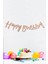 Happy Birthday Rose Gold Doğum Günü Banner Kaligrafi Banner Yazı Rose Gold 1