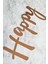 Happy Birthday Rose Gold Doğum Günü Banner Kaligrafi Banner Yazı Rose Gold 2