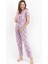 2416 Kadın Önden Düğmeli Pijama Takımı 1