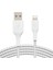 Örgülü Apple Lightning Hızlı Şarj ve Data Kablosu Beyaz 1 Metre CAA002BT1MWH 1