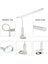 LED Esnek USB Dokunmatik Masa Lambası Çalışma Okuma Gece Lambası (Yurt Dışından) 1