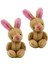 Yumuşak 5 cm Mini Ortak Ayı / Bunny 1/12 Dollhouse Süslemeleri Peluş Oyuncak Tavşan (Yurt Dışından) 1
