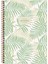 A4 Kareli Defter La Plume Leaves - Yeşil 1