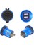 Metal Çift USB Araç Şarj Cihazı 5 V 4.8A Alüminyum Alaşımlı Araç Şarjı (Yurt Dışından) 4
