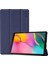 Galaxy Tab A 10.1 (2019) T510 / T515 Için Pu Deri Kılıf Koyu Mavi (Yurt Dışından) 2