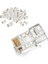 RJ45 Jack Rj-45 Uç 100 Adet Network CAT5E Internet Modem Adsl 4220 2