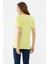 Kendinden Parçalı Cep Detaylı Tshirt - Sarı 5