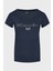 Baskılı Regular Fit Bisiklet Yaka Pamuklu T Shirt Bayan T Shirt 3LTT16 Tjcrz 1554 5