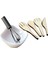 6 Adet Mini Eggbeater Yumurta Kase Spatula Modeli Set Malzemeleri Manzara Dekorasyon (Yurt Dışından) 1