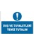 Duş ve Tuvaletleri Temiz Tutalım Yazılı Uyarı Folyosu 1