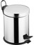 Pedallı Paslanmaz Metal Çöp Kovası 5 Lt 1