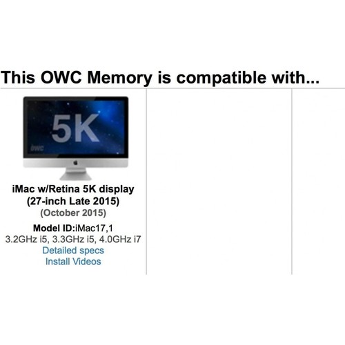 Late 2015 204 pin DDR3-1867 1867MHz SO-DIMM 2 x 8 GB 1866MHz / 1867MHz, PC3-14900 Komputerbay 16GB Kit and PC passend für Apple iMac Retina 27 5K 