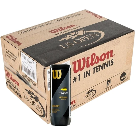 Wilson Wrt106200 Us Open Itf Onaylı 3X24 Kolide Tenis Topu