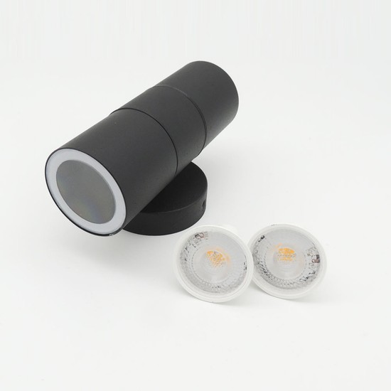 Sunlight Çift Yönlü Iç ve Dış Mekan Duvar Aplik Siyah LED Fiyatı