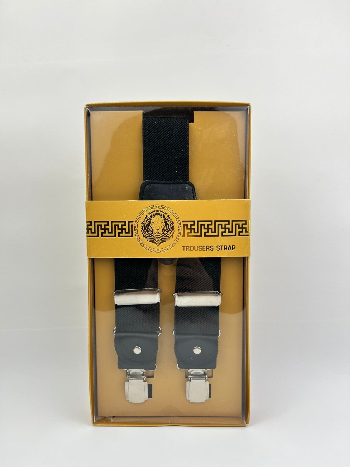 Ars Magic Box Siyah Düz Erkek Pantolon Askısı görsel 2