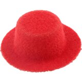 Tashow Bebekler Ev 1:12 Mini Melon Şapka Düğün Yarış Giyim Aksesuarları Kırmızı (Yurt Dışından)