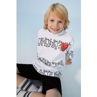 DeFacto Erkek Çocuk Keith Haring Kısa Kollu Pamuklu Tişört X2929A622SP