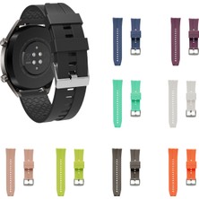 Kyver Xiaomi Watch S1 ve S1 Active Spor Silikon Kordon 22 mm Uyumlu (Gri)