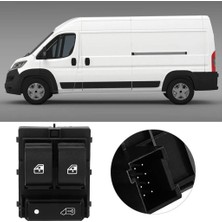 Fiat Ducato Sol Çiftli Cam Açma Düğmesi Anahtarı (2007-2013)