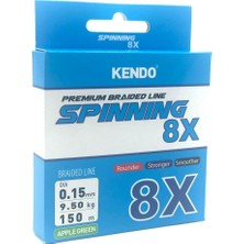 kendo Spınnıng 8x Fıghtıng 150 mt Örgü Ip (Apple Green)