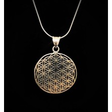 Orhan Güneş Gümüş Yaşam Çiçeği Gümüş Kolye