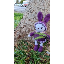 Amigurumi El Örgüsü Oyuncak Şapkalı Tavşan