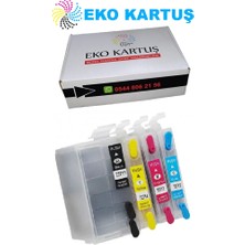 Eko Kartuş Epson T2711-T2712-T2713-T2714 Takım Muadil Kartuş