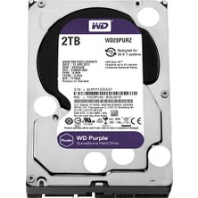Wd 3.5 Purple 2tb Intellıpower 64MB Sata3 Güvenlik HDD WD20PURZ (7/24)