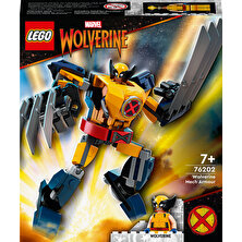 LEGO® Marvel Wolverine Robot Zırhı 76202 # Süper Kahraman Seven Çocuklar Için Koleksiyonluk Robot Zırh ve Minifigür Içeren Yaratıcı Oyuncak Yapım Seti (141 Parça)