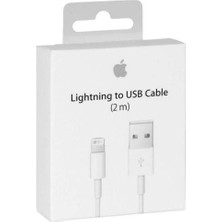 Worldway Apple iphone Uyumlu Lightning USB Şarj Kablosu 2m (Ithalatçı Garantildir) TM-APPLE2MT