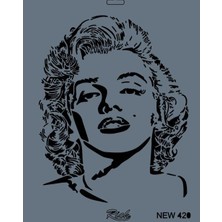 Rich New Seri N-420 Stencil 35X25 cm