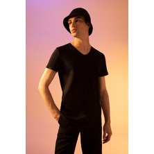 DeFacto Slim Fit V Yaka Basic Kısa Kollu Tişört M4791AZ22SP