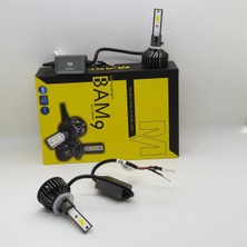 Mach Xenon LED Bam9 H27 Beyaz 12V / 50W / 10800 Lm Şimşek Etkili Xenon LED