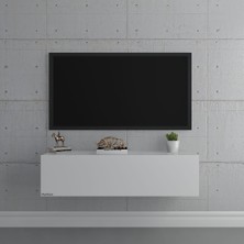 Myniture Duvara Monte Tv Sehpası Beyaz S6107-1