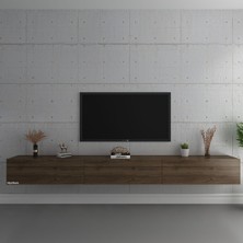 Myniture Duvara Monte Tv Sehpası Ceviz S6108-2