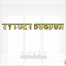 Süsle Bebek ve Parti Safari Sevimli Hayvanlar Iyi Ki Doğdun Yazı - 2 mt