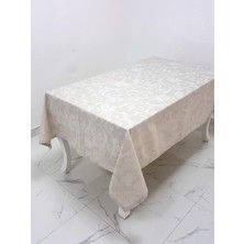 Finezza İpek Lüx Jakar Polycotton Kumaş Taş Masa Örtüsü  Dikdörtgen 160x220 cm - 1076