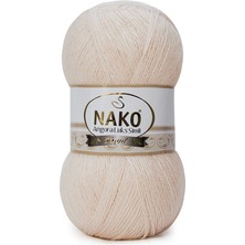 Nako Angora Luks Simli Kemik 5 Adet 11499