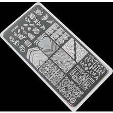 Nail Art Stamping Baskı Plakası
