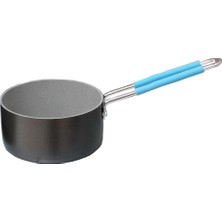 Brioni Gusto 16 cm Mavi Silikon Kulplu Sos Tenceresi CM137