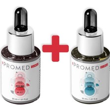 Promed Clinic Cilt   Kırmızı Peeling Serum 30 ml +  Hyaluronic Serum 30 ml