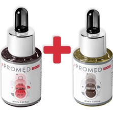 Promed Clinic Cilt Kırmızı Peeling Serum 30 Ml + Göz Çevresi Serumu 30 Ml