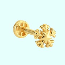 Sembol Gold Altın KartanesiTragus Piercing 14 Ayar
