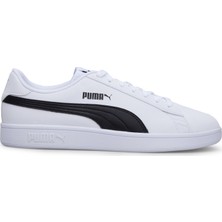 Puma Smash V2 Buck Beyaz Siyah Erkek Sneaker