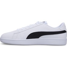 Puma Smash V2 Buck Beyaz Siyah Erkek Sneaker